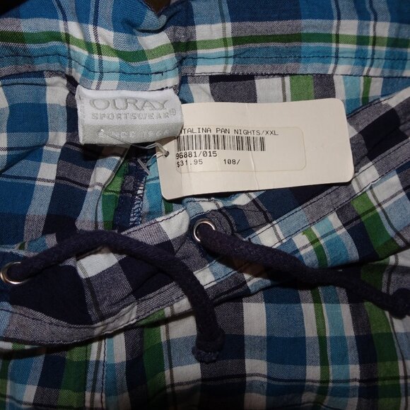 Lake Tahoe Plaid Roll Up Pajama Pants NWT - Picture 9 of 9
